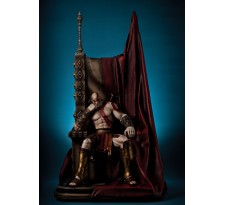 God of War Statue 1/4 Kratos on Throne 74 cm (without out brown shipper)